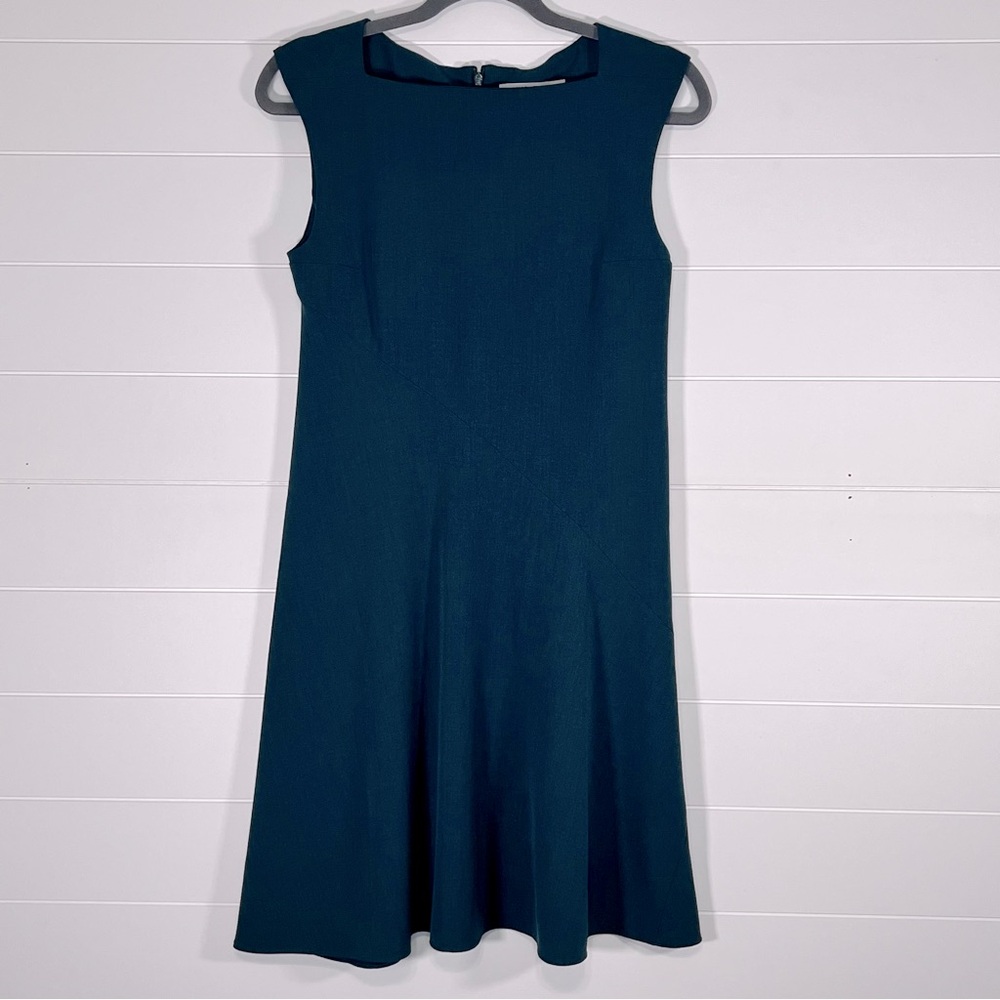 M.M. Lafleur Dark Green Pauline Sleeveless Dress Size 6